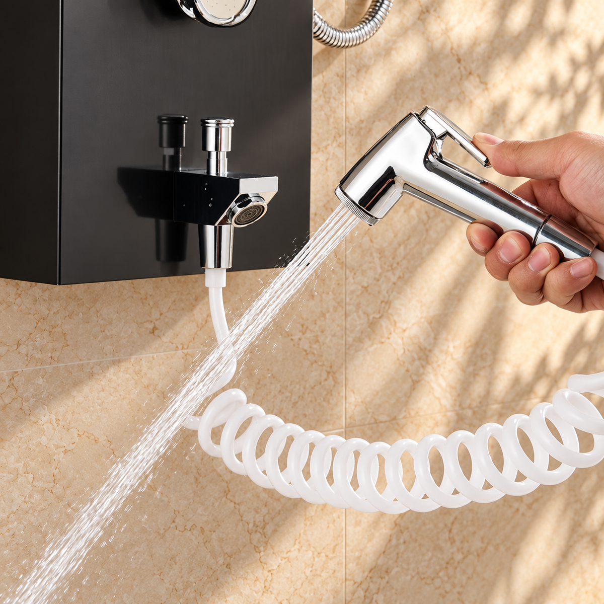 Riva Shower Column System Solid Brass Rainfall