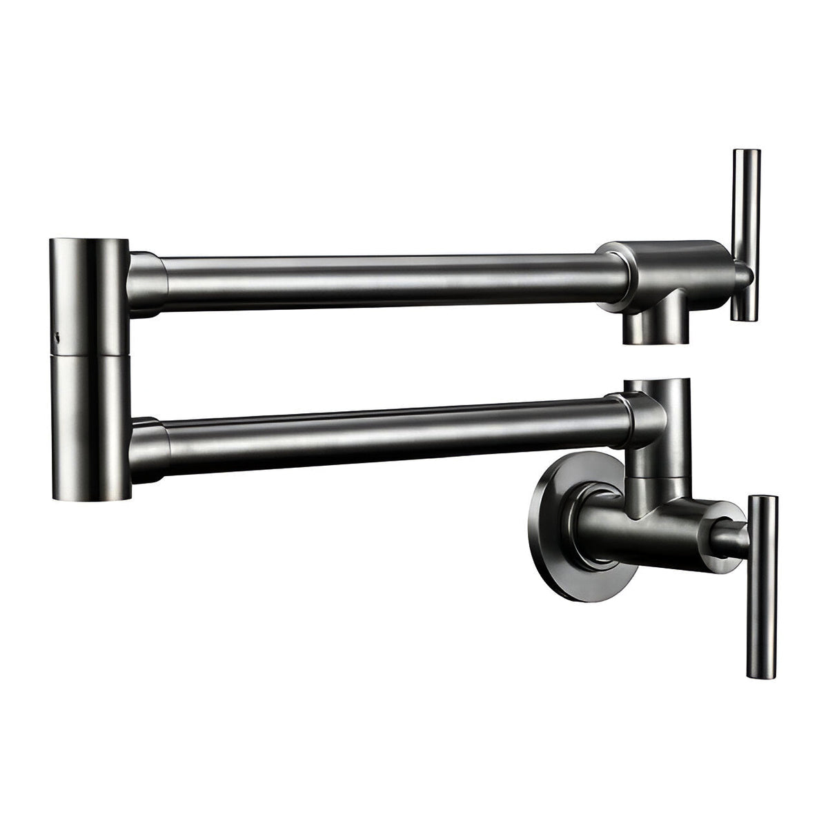Bolzano Wall-Mounted Kitchen Faucet Solid Brass Swivel Spout