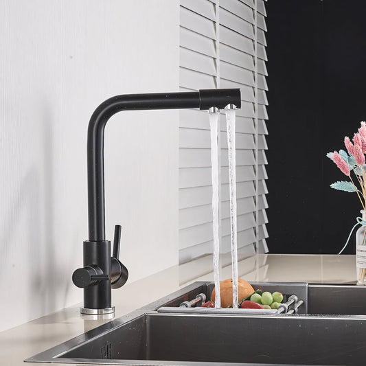 Asolo 3-Way Kitchen Faucet Solid Brass Filter Tap