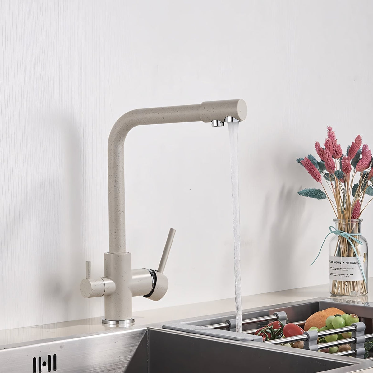 Asolo 3-Way Kitchen Faucet Solid Brass Filter Tap