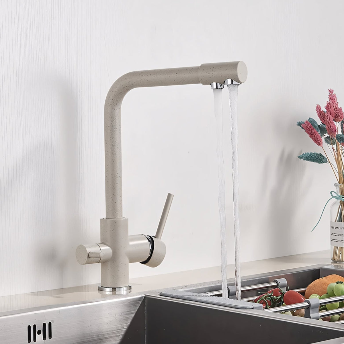 Asolo 3-Way Kitchen Faucet Solid Brass Filter Tap