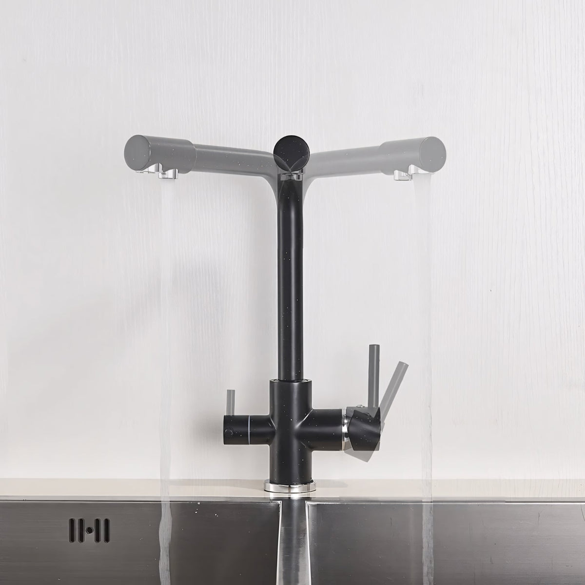 Asolo 3-Way Kitchen Faucet Solid Brass Filter Tap