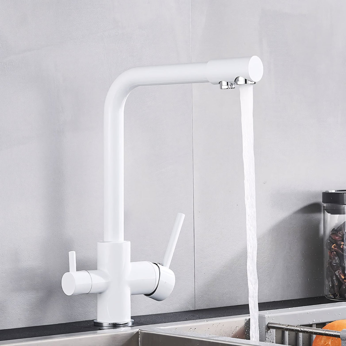 Asolo 3-Way Kitchen Faucet Solid Brass Filter Tap