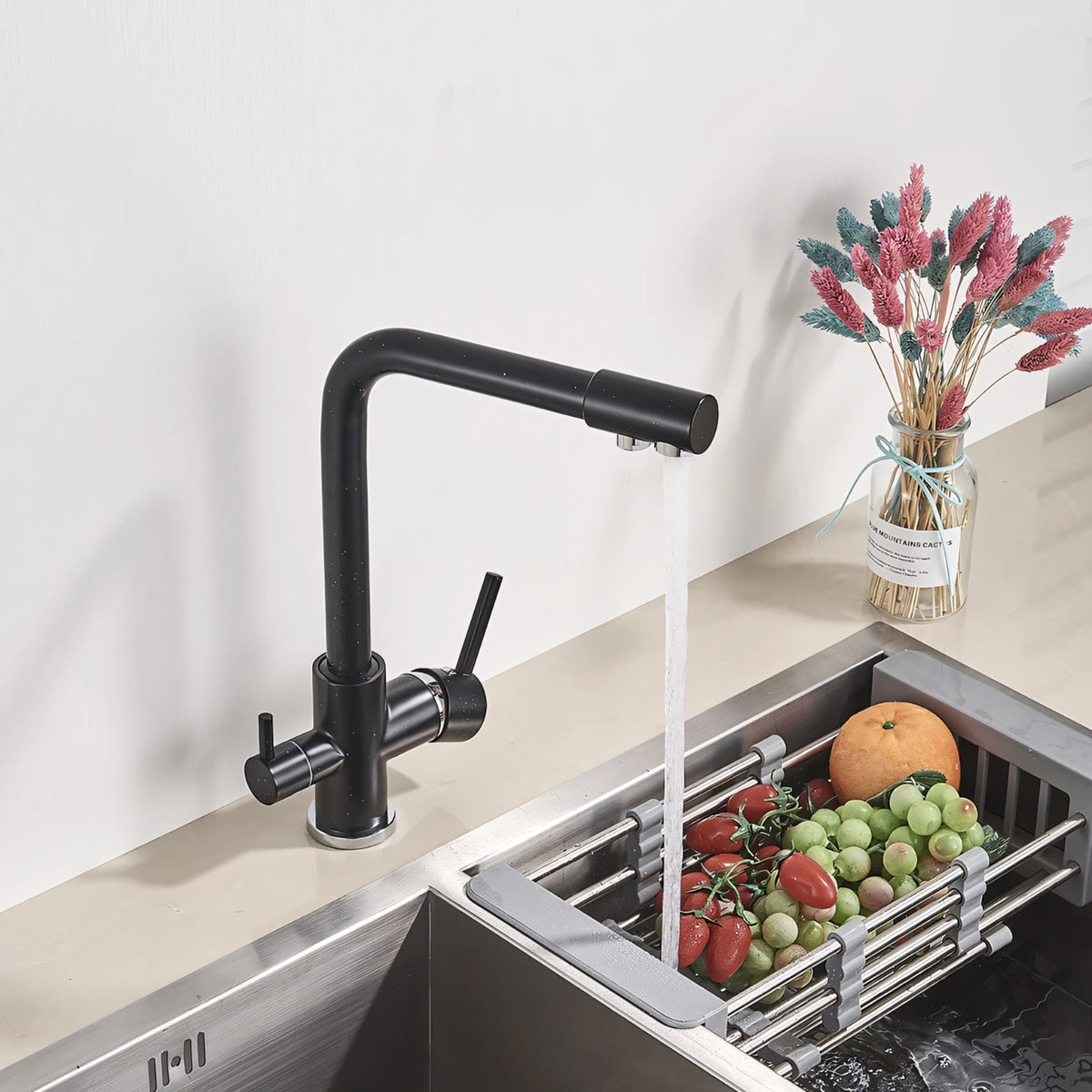 Asolo 3-Way Kitchen Faucet Solid Brass Filter Tap