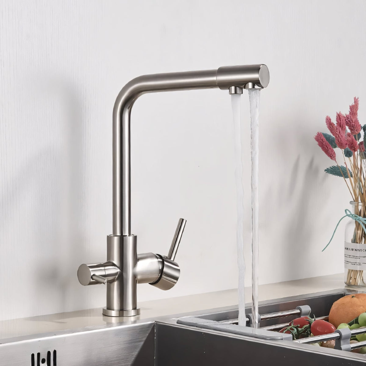 Asolo 3-Way Kitchen Faucet Solid Brass Filter Tap