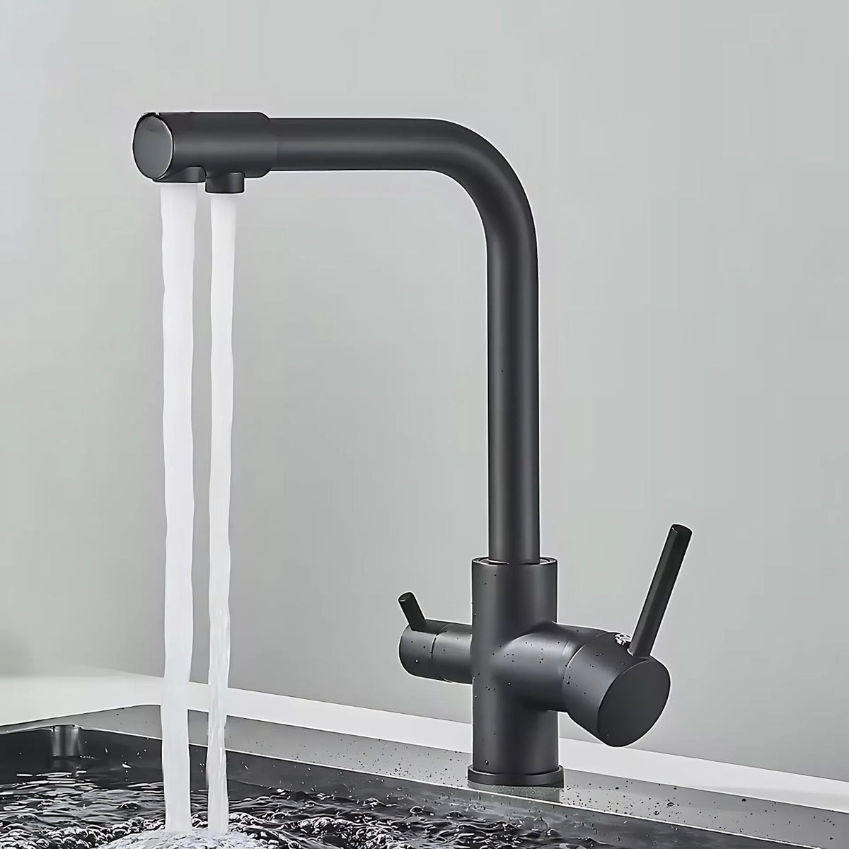 Asolo 3-Way Kitchen Faucet Solid Brass Filter Tap