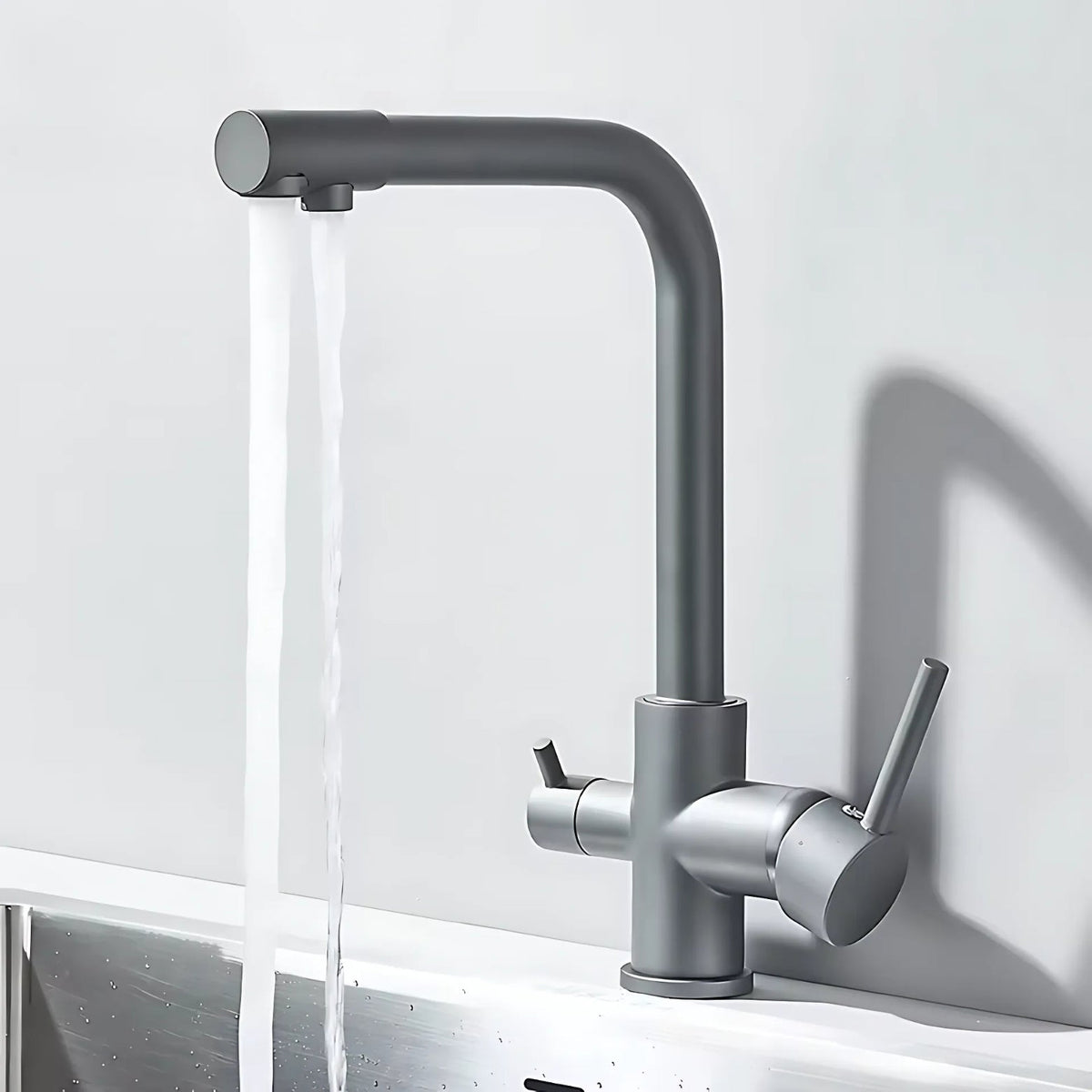 Asolo 3-Way Kitchen Faucet Solid Brass Filter Tap