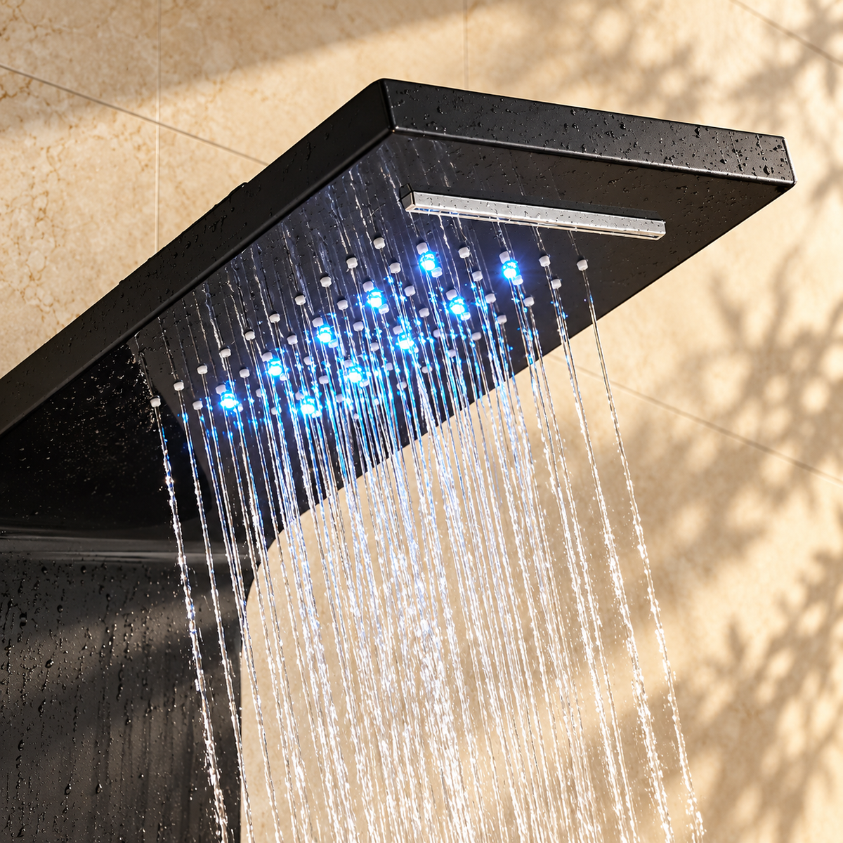 Riva Shower Column System Solid Brass Rainfall