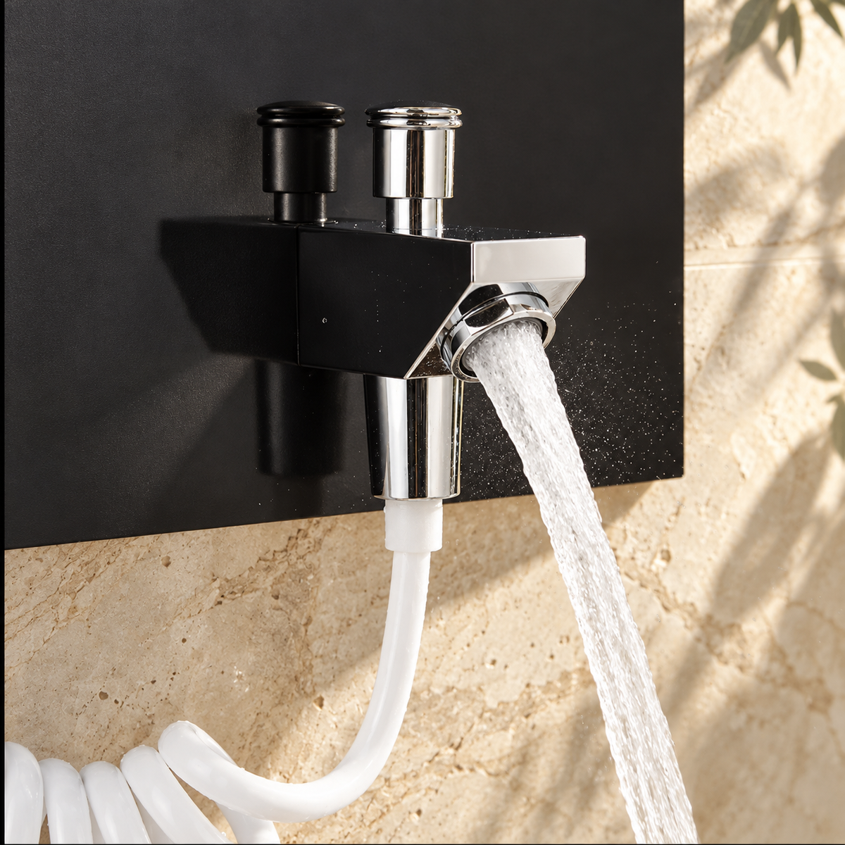 Riva Shower Column System Solid Brass Rainfall
