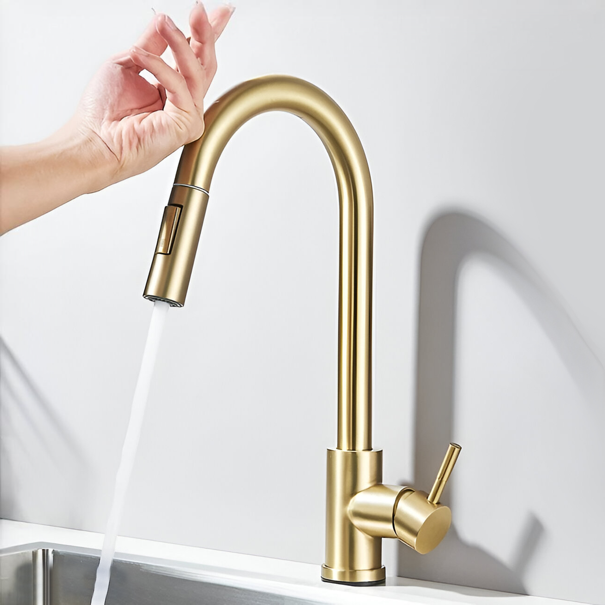 Ravello Kitchen Sink Faucet Solid Brass Smart