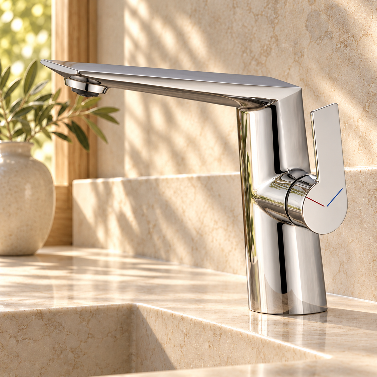 Genova Bathroom Sink Faucet Single Hole