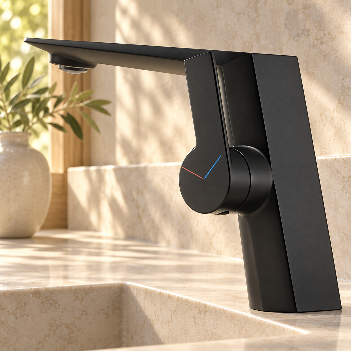 Genova Bathroom Sink Faucet Single Hole