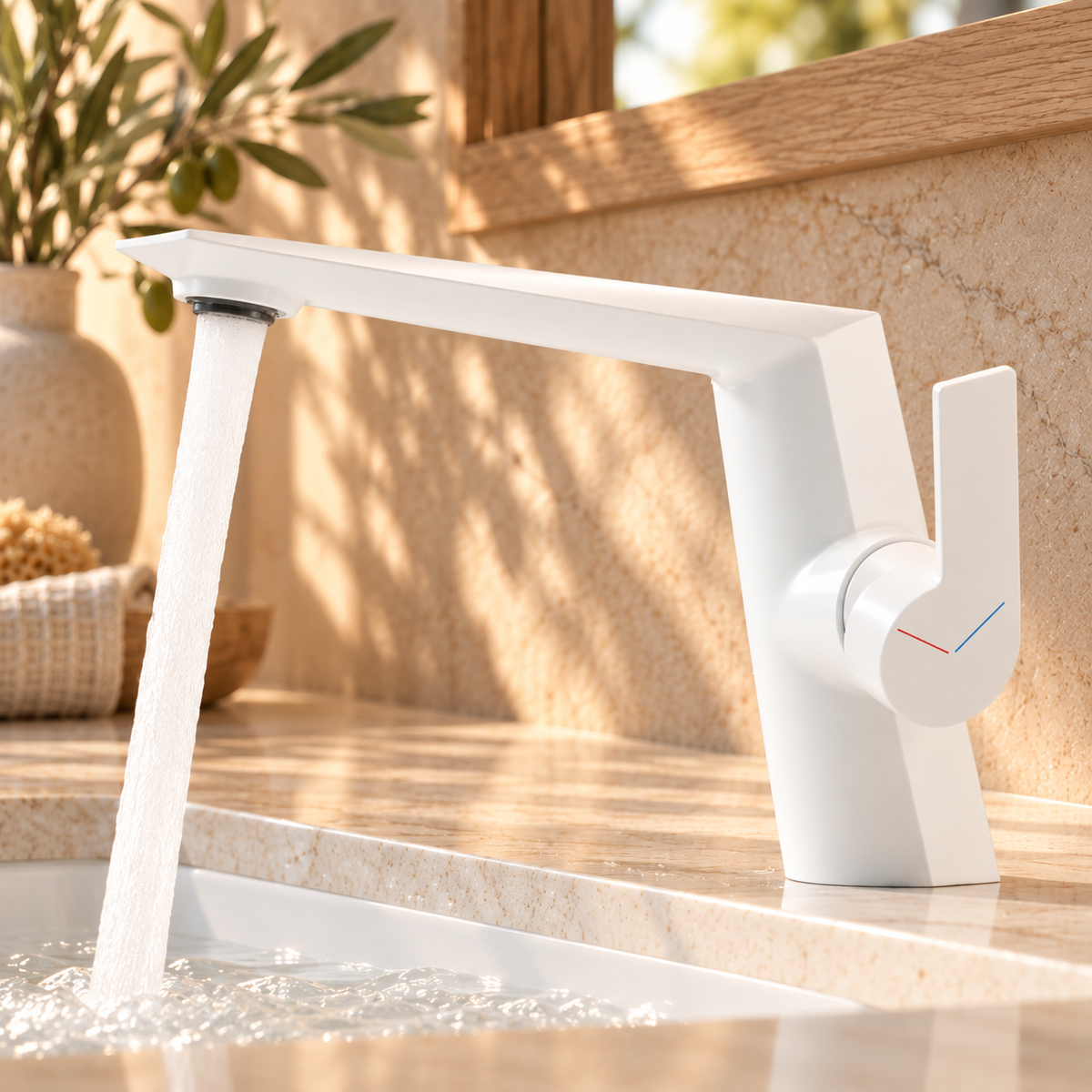Genova Bathroom Sink Faucet Single Hole