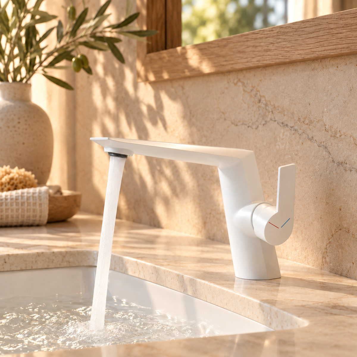 Genova Bathroom Sink Faucet Single Hole