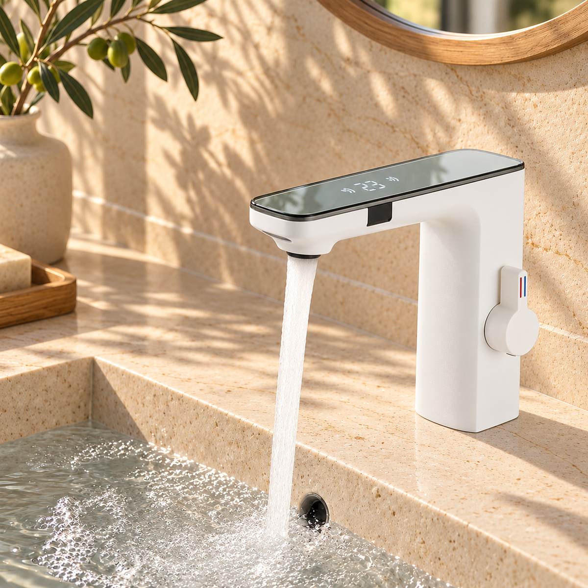 Murano Bathroom Sink Faucet Touchless Sensor