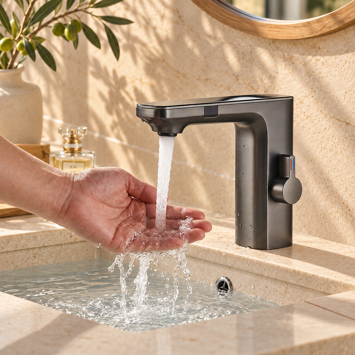 Murano Bathroom Sink Faucet Touchless Sensor