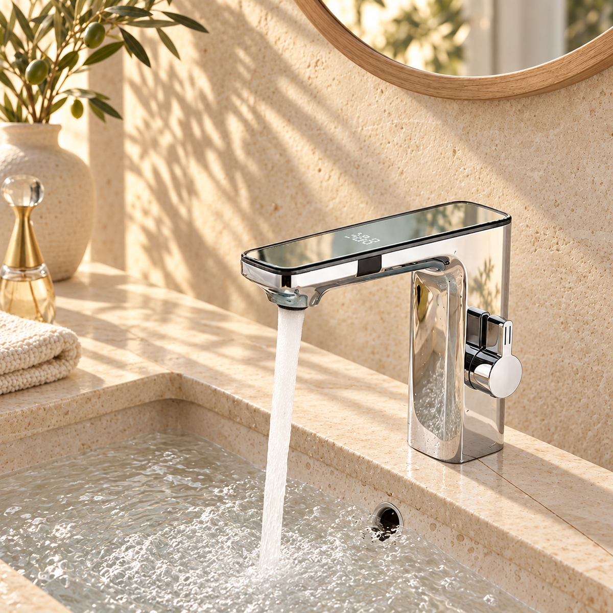 Murano Bathroom Sink Faucet Touchless Sensor