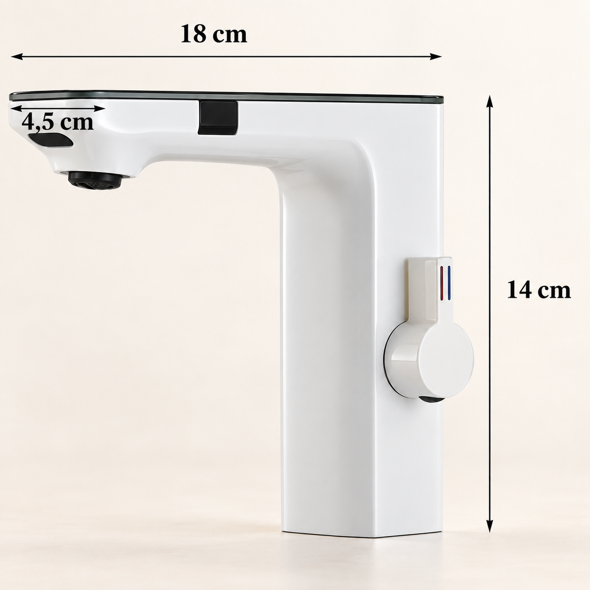Murano Bathroom Sink Faucet Touchless Sensor