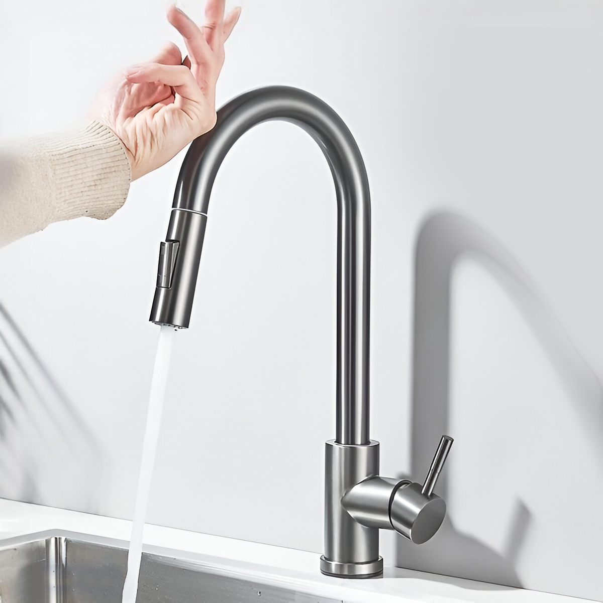 Ravello Kitchen Sink Faucet Solid Brass Smart