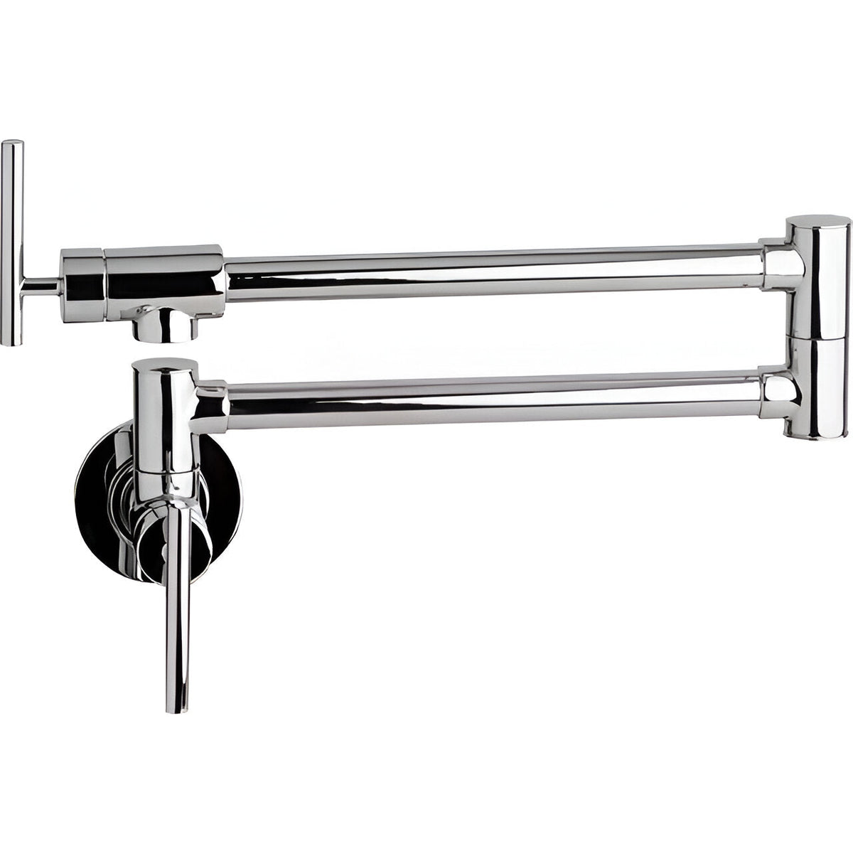Bolzano Wall-Mounted Kitchen Faucet Solid Brass Swivel Spout