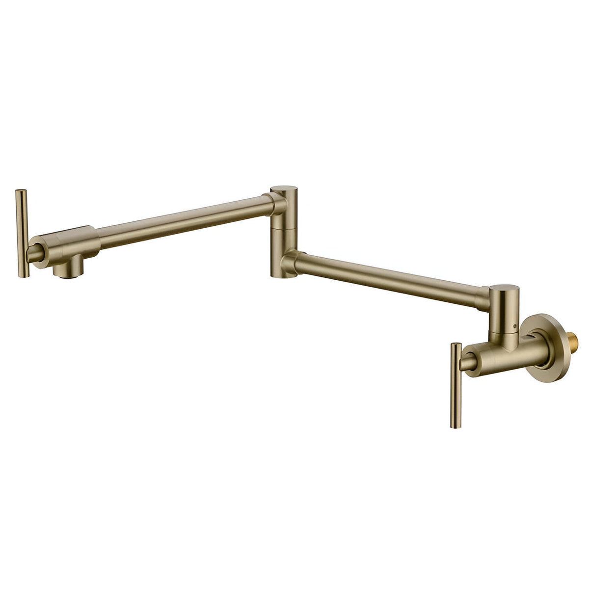 Bolzano Wall-Mounted Kitchen Faucet Solid Brass Swivel Spout