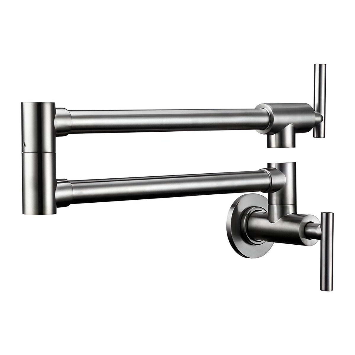 Bolzano Wall-Mounted Kitchen Faucet Solid Brass Swivel Spout