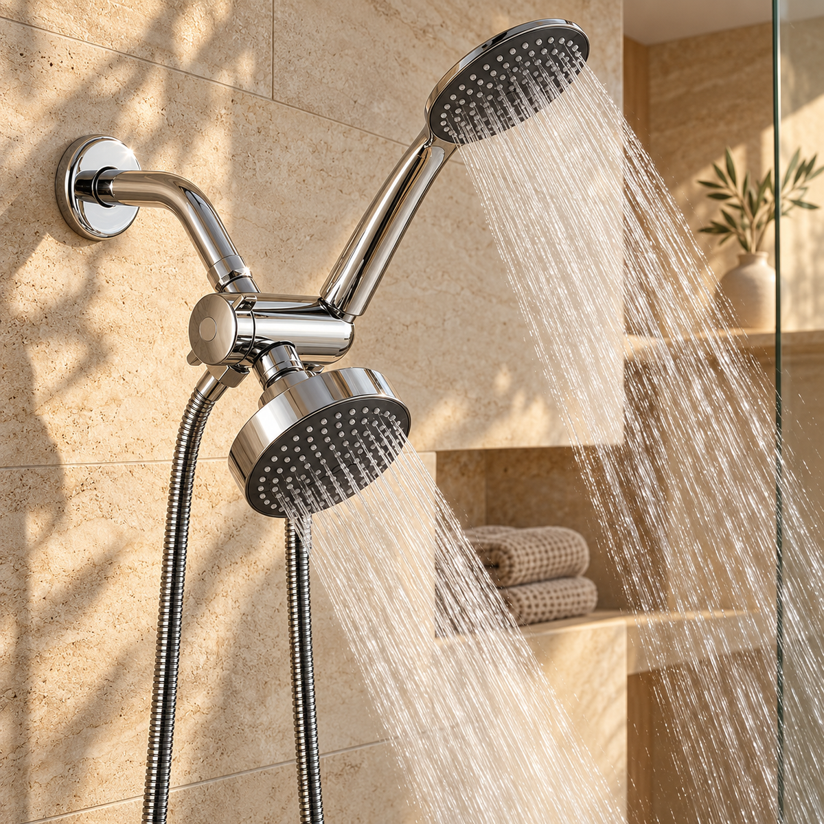 Treviso Shower Head Solid Brass Rainfall