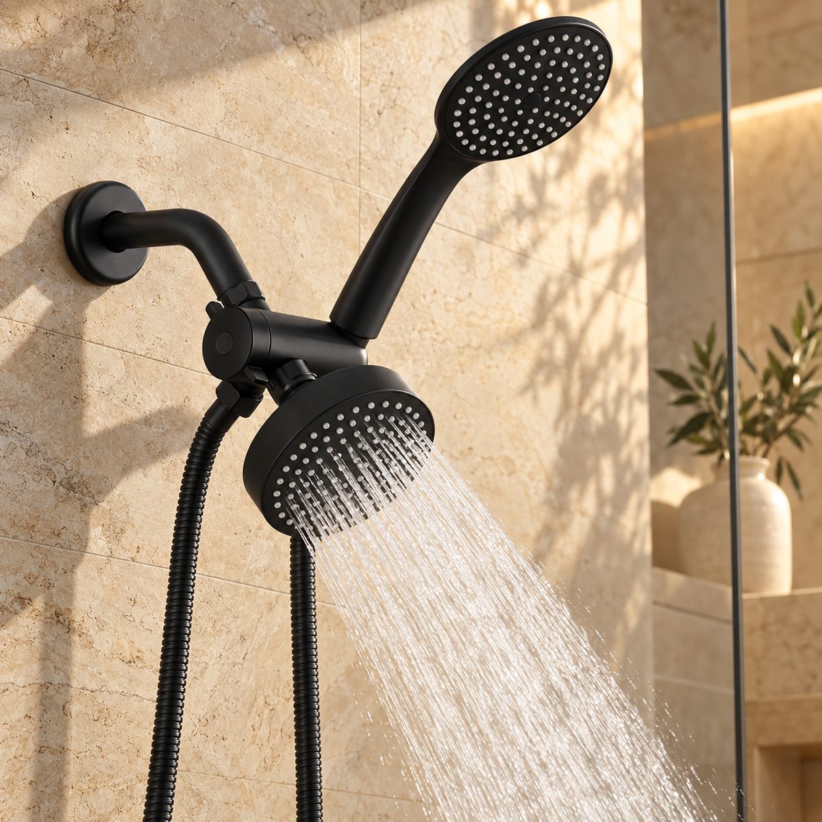 Treviso Shower Head Solid Brass Rainfall