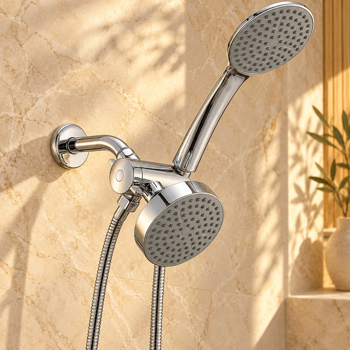 Treviso Shower Head Solid Brass Rainfall