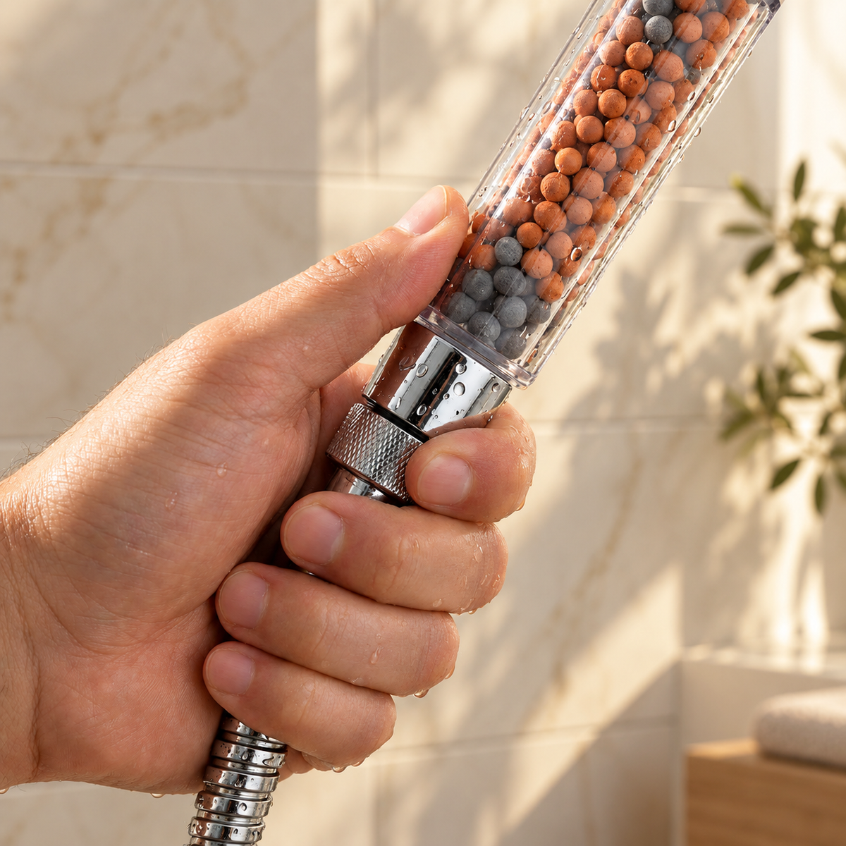 Pavia Shower Head Brass Rainfall