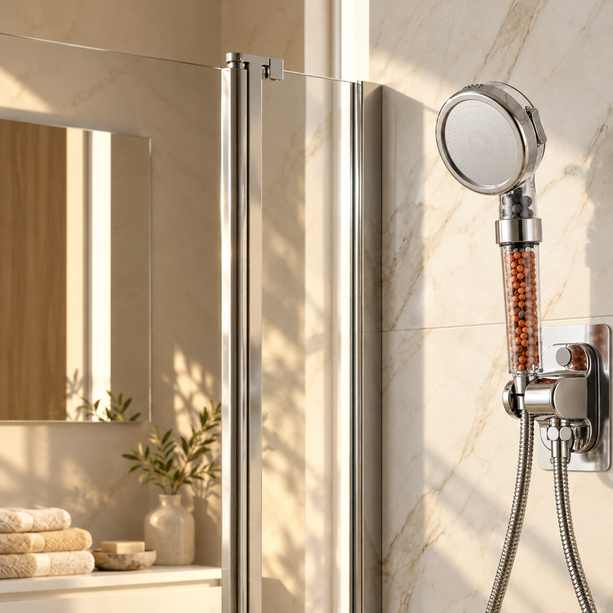 Pavia Shower Head Brass Rainfall