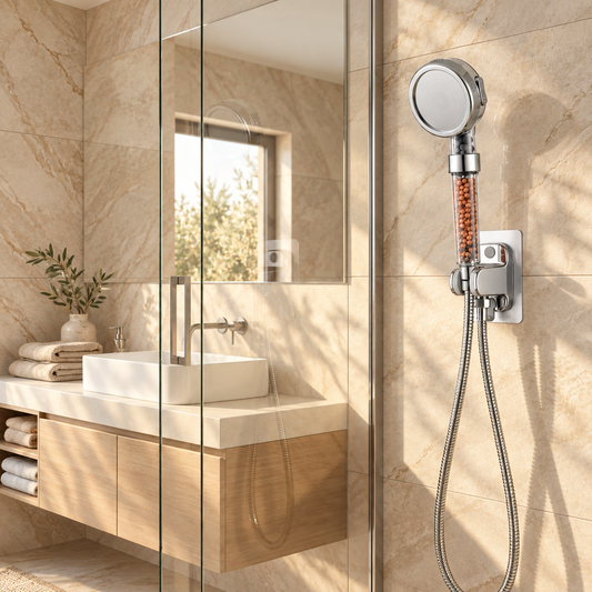 Pavia Shower Head Brass Rainfall