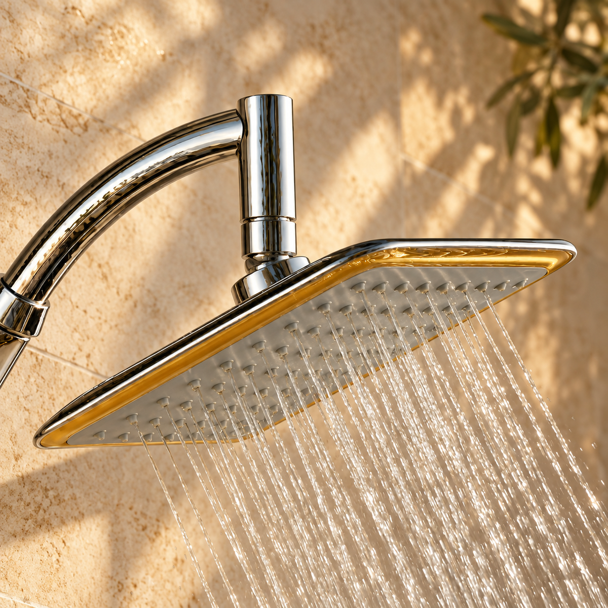 Sorrento Shower Column System Solid Brass Rainfall