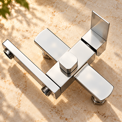 Orvieto Shower Column System Solid Brass Rainfall