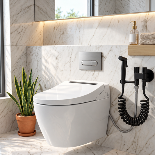 Camogli Bidet Sprayer Kit Stainless Steel for Toilet
