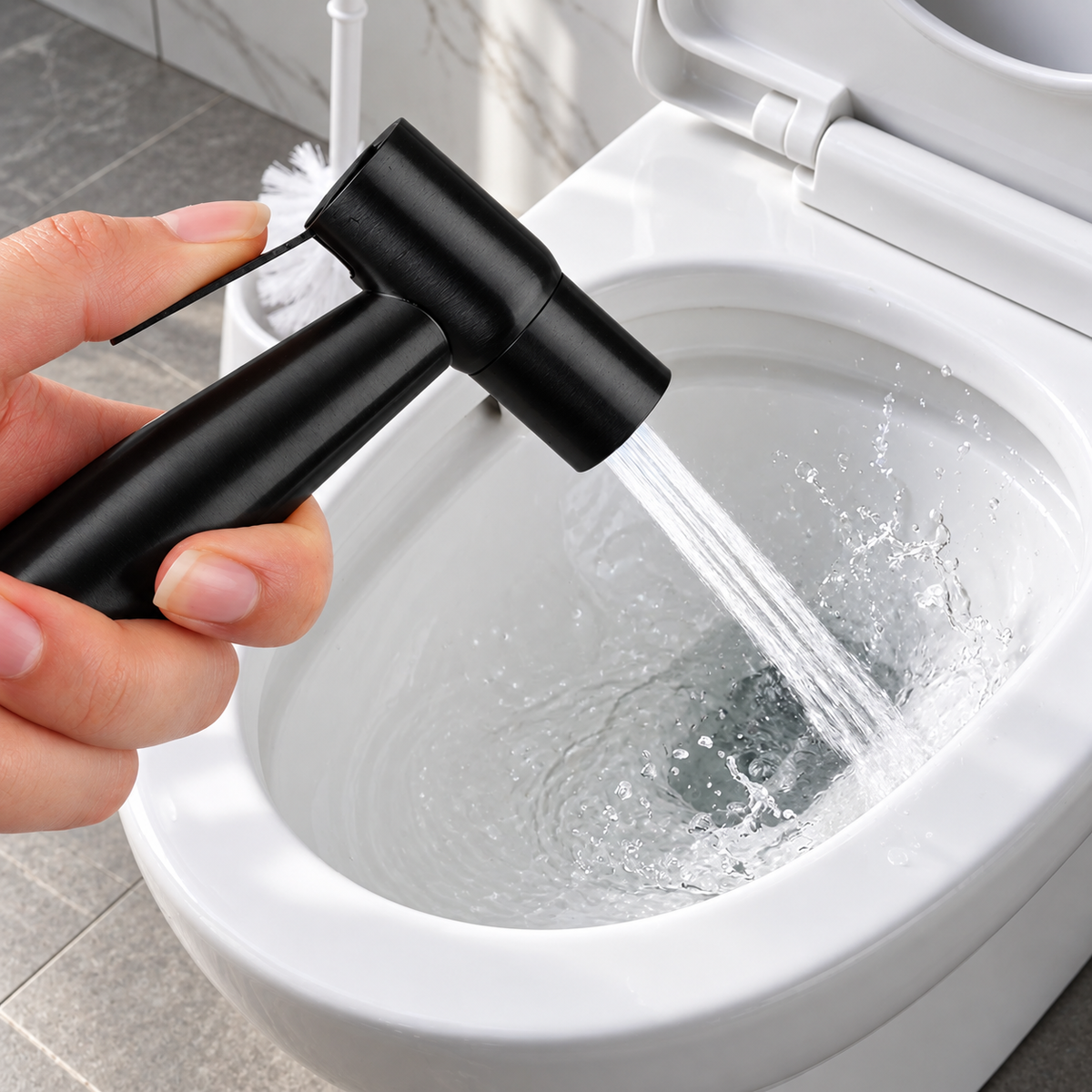 Camogli Bidet Sprayer Kit Stainless Steel for Toilet