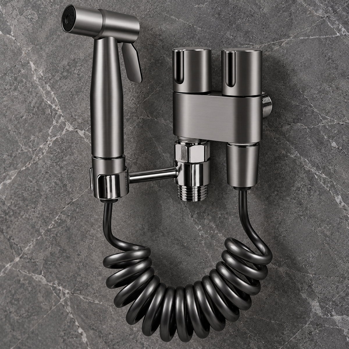 Camogli Bidet Sprayer Kit Stainless Steel for Toilet