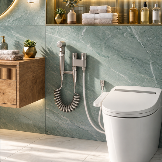 Goccia Bidet Sprayer Stainless Steel Wall-Mounted