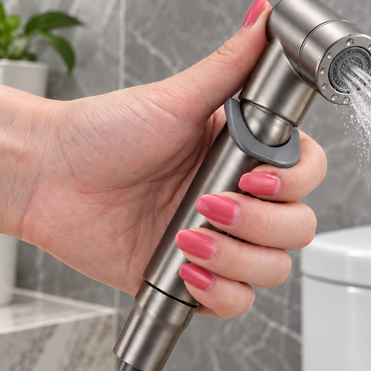 Goccia Bidet Sprayer Stainless Steel Wall-Mounted