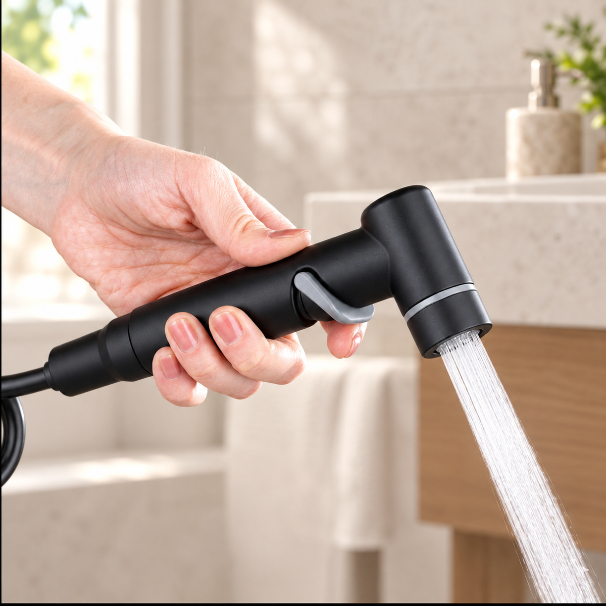 Goccia Bidet Sprayer Stainless Steel Wall-Mounted