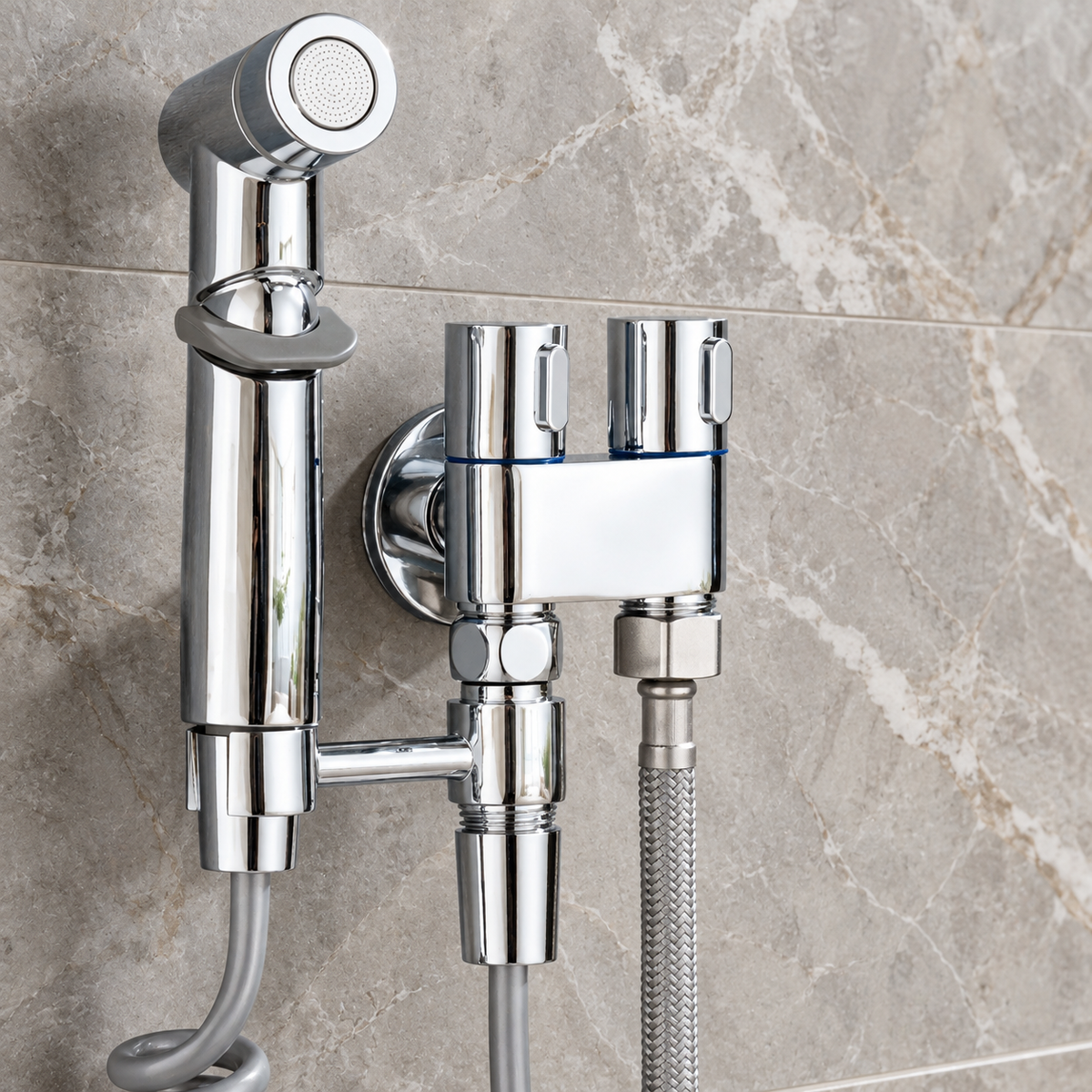 Goccia Bidet Sprayer Stainless Steel Wall-Mounted