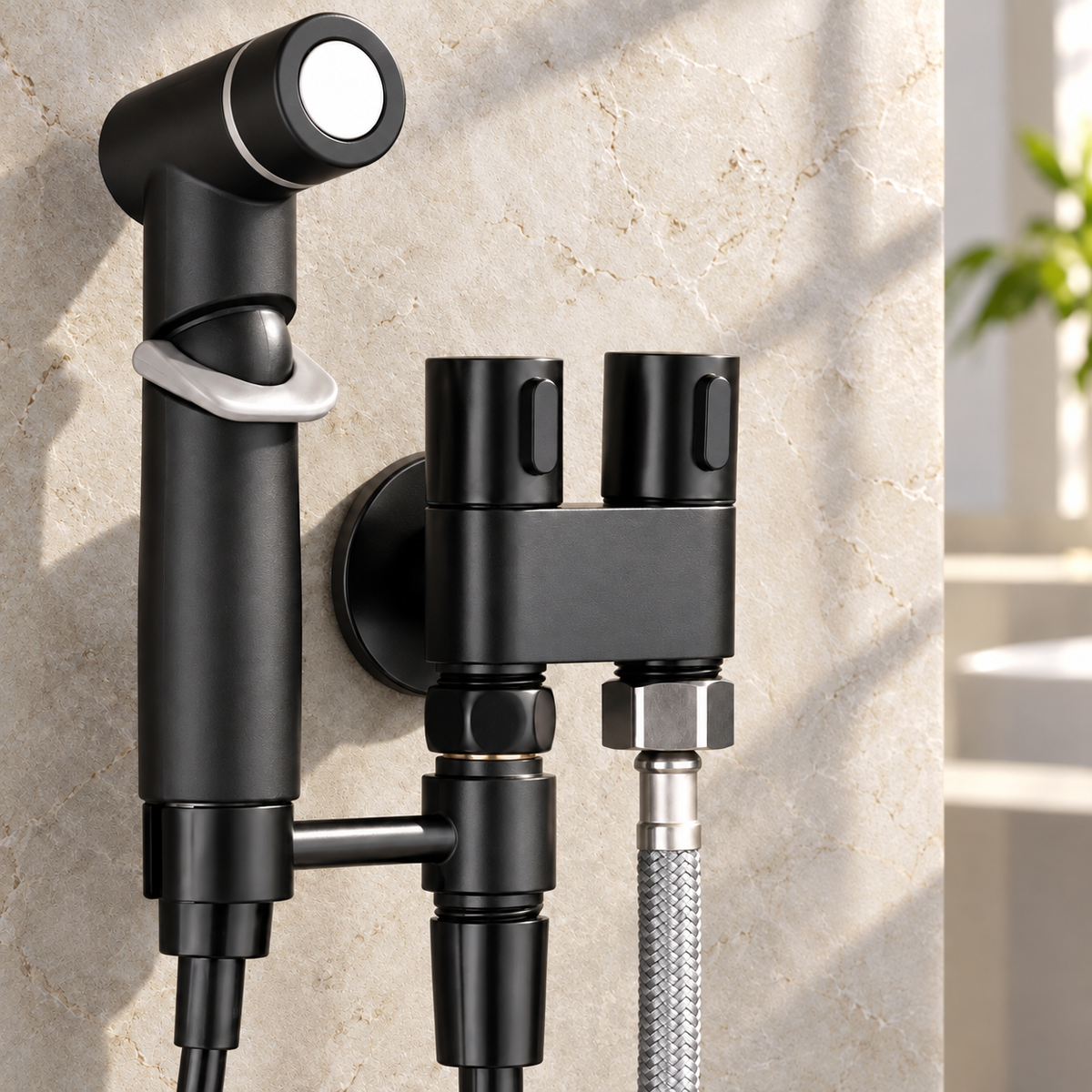 Goccia Bidet Sprayer Stainless Steel Wall-Mounted