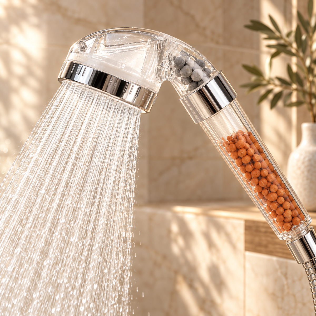 Pavia Shower Head Brass Rainfall