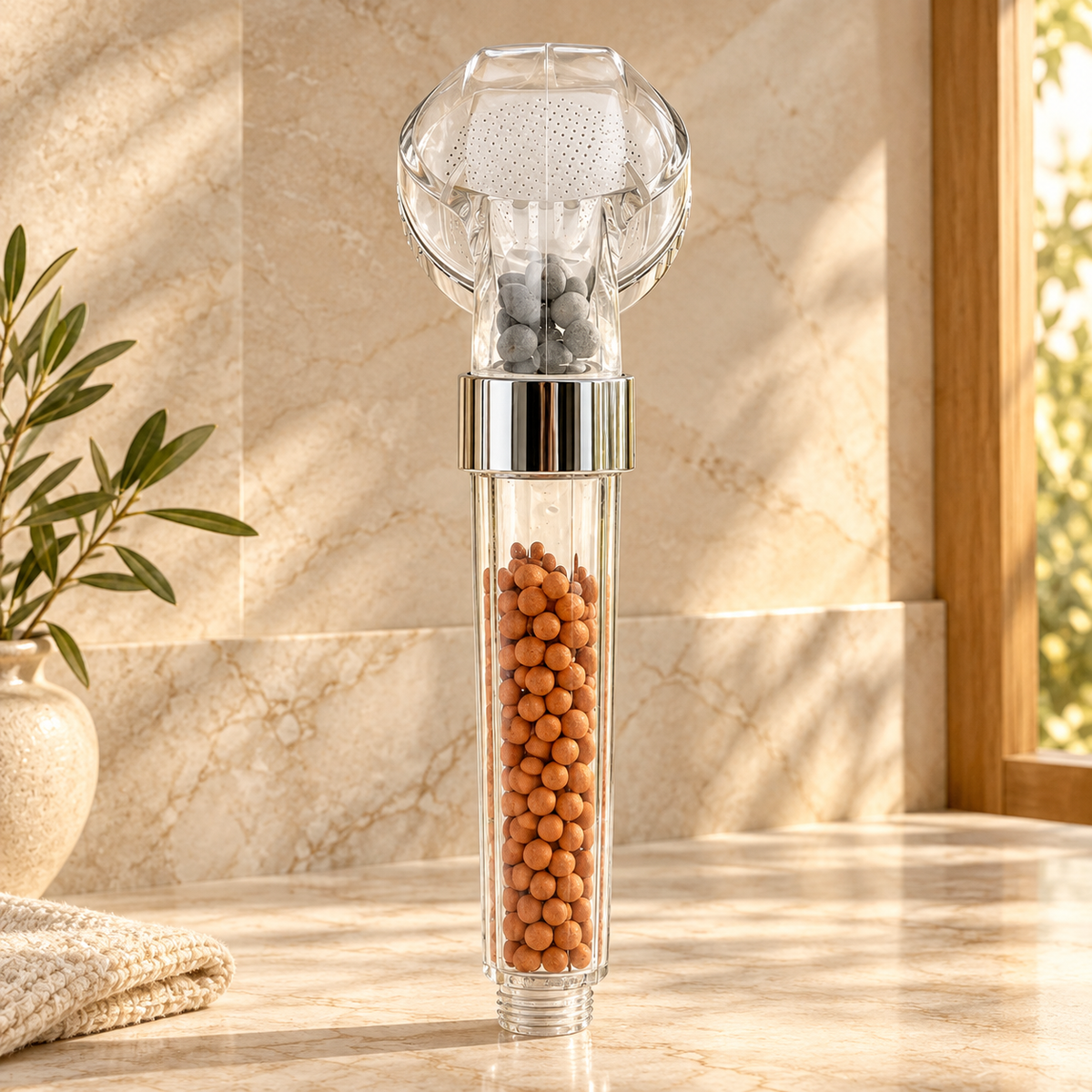 Pavia Shower Head Brass Rainfall