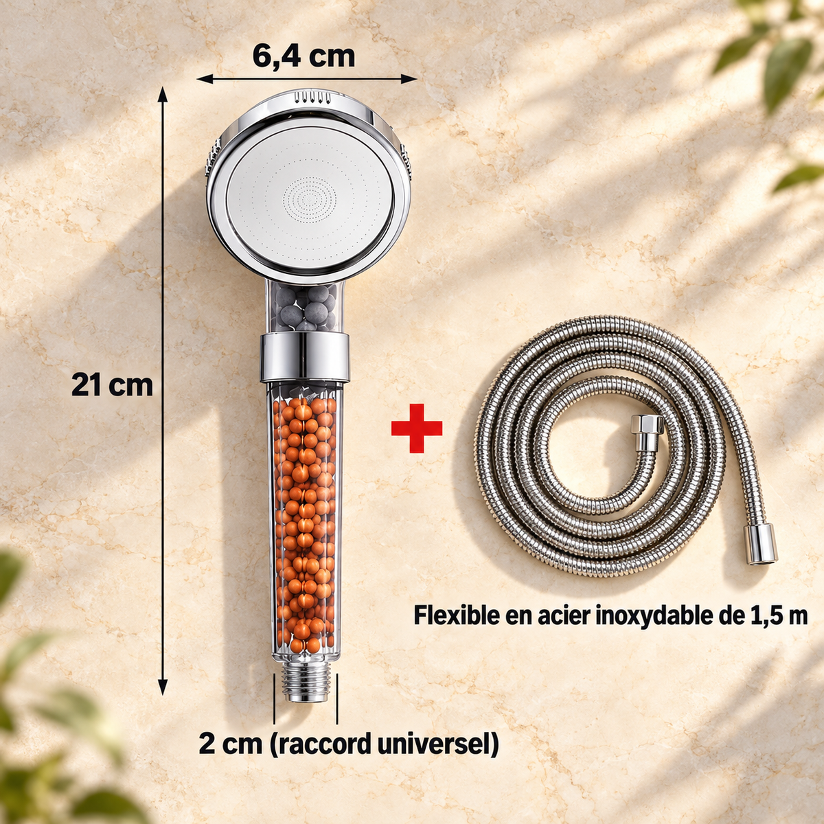 Pavia Shower Head Brass Rainfall