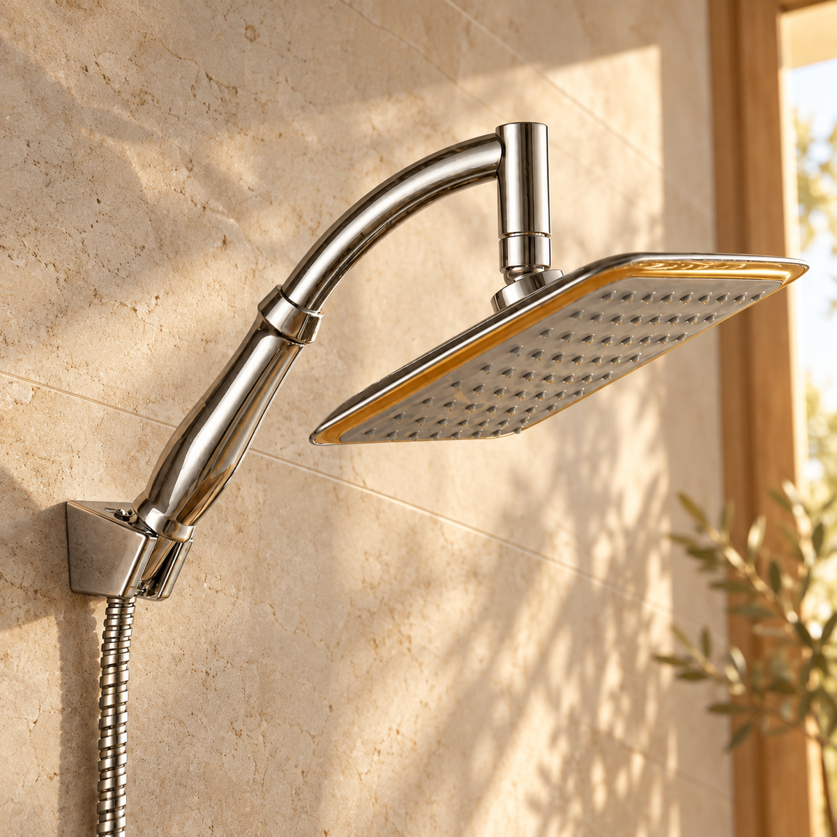 Sorrento Shower Column System Solid Brass Rainfall